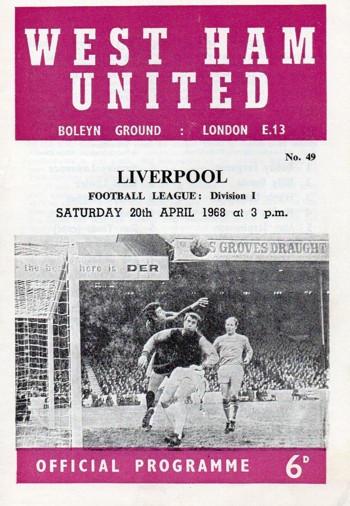 Match programme